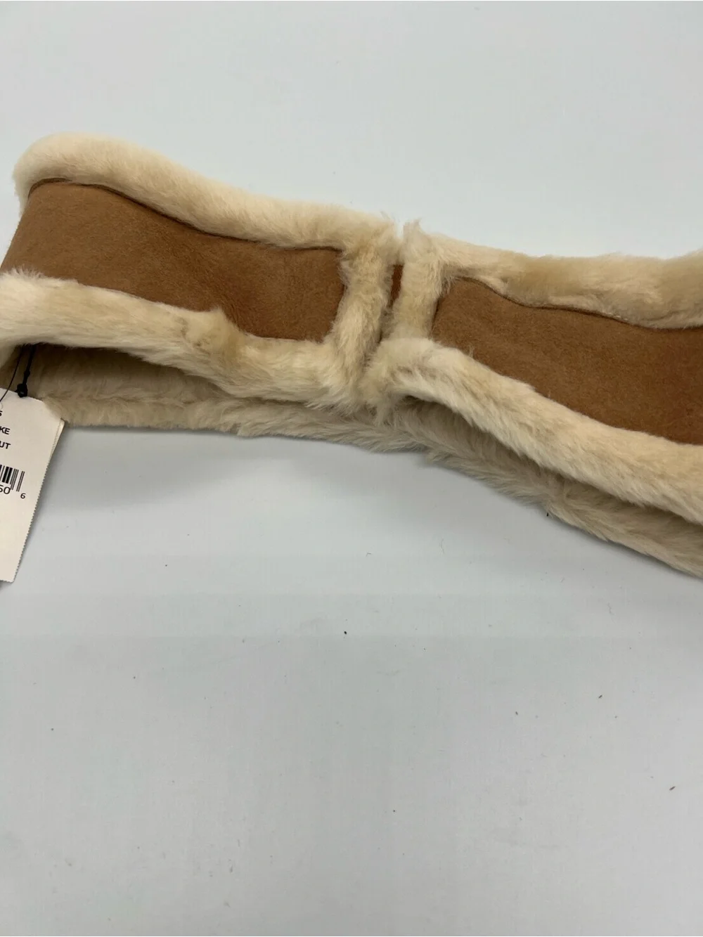 UGG Womens Chestnut Shearling Trim Headband